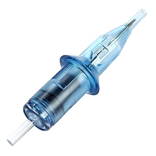 Hommii 10er/Set Professionelle Sterile Einweg Tattoo Nadel Tätowiernadeln Tattoo Nadeln Edelstahl Tattoo Spitzen Tips Tattoospitze für Round Liner Makeup 11M1 - 9