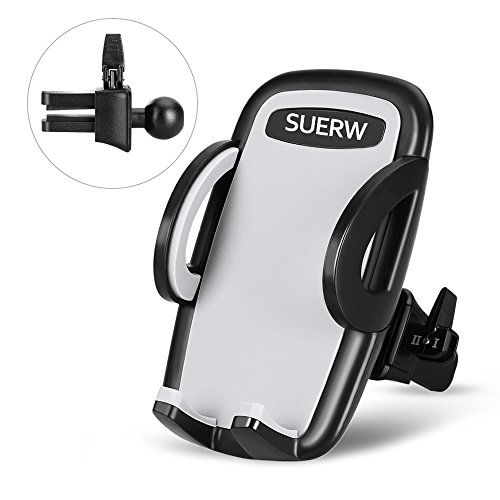 KFZ Handyhalterung Auto, SUERW Universale Handy Halterung Auto LÃ¼ftung KFZ Halter fÃ¼r iPhone, Samsung , Android, Handy Autohalterung Smartphone oder GPS GerÃ¤t (Grau)