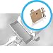Produktbild RUHRBASIS Smartphone Handy Fahrrad-Halterung Alu Bike Holder 360° drehbar für Huawei P20 | P20 Lite | P20 Pro | P Smart - aus Aluminium GOLD