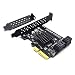 Produktbild BeonJFx SATA 3.0 RAID Erweiterungskarte 6 Gbit/s 4 Ports PCI-E Controller Adapter für Windows Multi