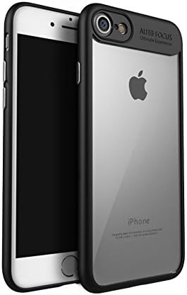 iPhone 8 Plus Case,iPhone 7 Plus Case,MAKOO Ultra Light Slim Shockproof Silicone TPU Protective Case Cover Skin for Apple iPhone 7 Plus 2016 / iPhone 8 Plus 2017 - Black