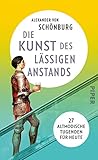 Image de Die Kunst des lässigen Anstands: 27 altmodische Tugenden für heute