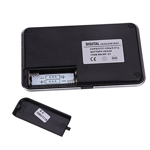 Demiawaking 500g x 0.01g Digitale Taschenwaage Hohe Präzision mit Pieces Multifunktion - 5