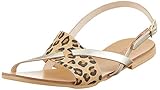  PIECES Damen PSJOYCE Leather Sandal Riemchensandalen, Braun Cognac, 37 EU