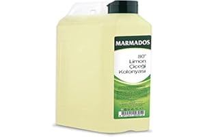 MARMARA MARMADOS Kolonya Citron 1 litre | Eau parfumée turque dans un mini bidon | Après-rasage | Désinfectant | Après-rasage | Cologne turque traditionnelle | Eau de Cologne Citron