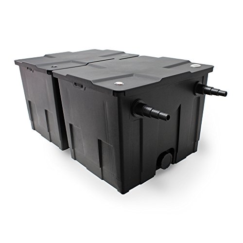 Filter Set aus Bio Teichfilter 60000l, 72W UVC Teichklärer, Pumpe, 25m Schlauch und Skimmer - 2