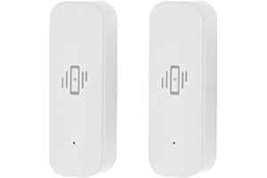 BLISSFULABODE Tuya Smart Wifi Sensore di vibrazione, sensore di allarme funzionale per porta sensore di vibrazione WiFi per casa Tuya Smart Home, rilevatore di allarme aperto porta funziona con Smart Life (2 set)