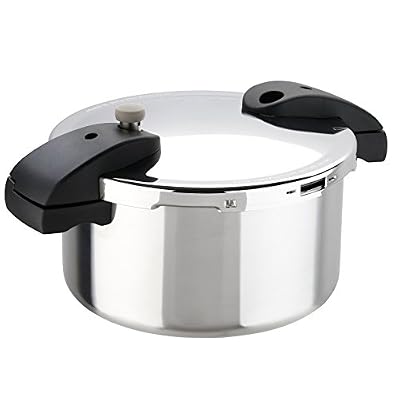 Sitram 711152 Sitraprimo Autocuiseur avec Panier Vapeur Inox Taupe 6 L