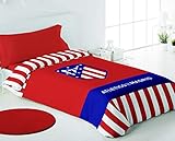 serigrafia camiseta atletico de madrid Juego de 3 piezas de Funda Nórdica + Funda de Almohada + Sábana Bajera.
