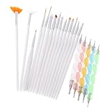 Ecloud Shop® 20pcs la manicura pedicura Belleza Pintura