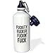 Produktbild Sports Water Bottle Gift, Lenas Photos Funny Quotes Fuck Funny Gift For Adult Curse Word Gift White Stainless Steel Water Bottle for Women Men 21oz