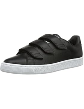 Puma Unisex-Erwachsene Basket Classic Strap B&w Low-Top