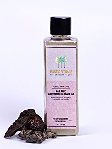 Rustic Rituals, HAIR PACK FOR DAMAGE HAIR ( Silky strength hair pack for dry brittle hair) Damage | Dull | Brittle | Frizzy 50 ml RS.270 (43.00% Off) - Amazon
