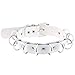 Produktbild reixus (TM) Sexy Frauen Mädchen Geschirr Harajuku Anime Ketten MULTILAYER o-round Goth Punk Metall Choker Kragen Halskette Hals Léon Jewelry, weiß
