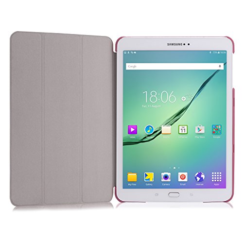 MoKo Samsung Galaxy Tab S2 9.7 Hülle – Ultra Slim PU Leder Tasche Schutzhülle Schale Smart Case Cover mit Auto Sleep/Wake up Funktion und Standfunktion für Galaxy Tab S2 9.7″ Tablet-PC, Violett - 3