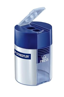 Staedtler, taille-crayon à doubles trous Emballage pour vente au détail Silver/Blue