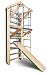 Produktbild Sportgerät Turnwand Kinder Gym Sport-3-220-Farbe Klettergerüst Fitness Kletterwand Holz Sprossenwand mit Stange