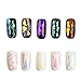 Shot--In 5 Colors Newest Broken Glass Foils Finger DIY Nail Art Stencil Decal Stickers