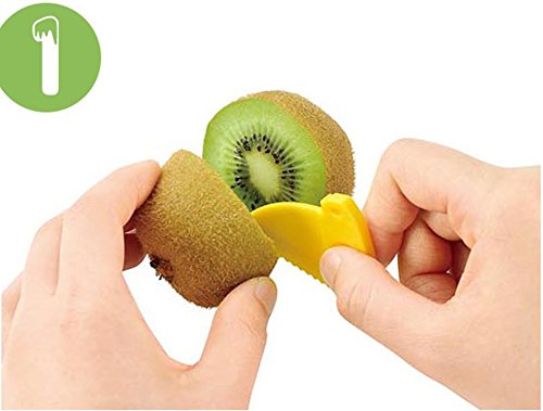 SwirlColor Kiwi Peeler-Edelstahl-Frucht Pitted Peeler Kitchen Gadget - 3