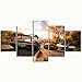 Produktbild CANPIC 5 Stück Forza Horizon 4 Spiel Poster Gemälde Autorennen Bilder Landschaft Wandmalereien Leinwand Kunst für Wohnkultur Wandkunst, kein Rahmen, 40X60 40X80 40X100 cm