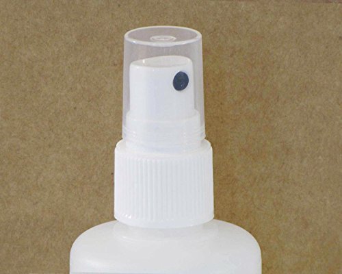 10 x 100 ml Sprühflaschen mit Fingerzerstäuber, Plastikflaschen mit Pumpsprüher, Kunststoffflaschen aus HDPE mit Zerstäuber, inkl. 10 Beschriftungsetiketten - 5