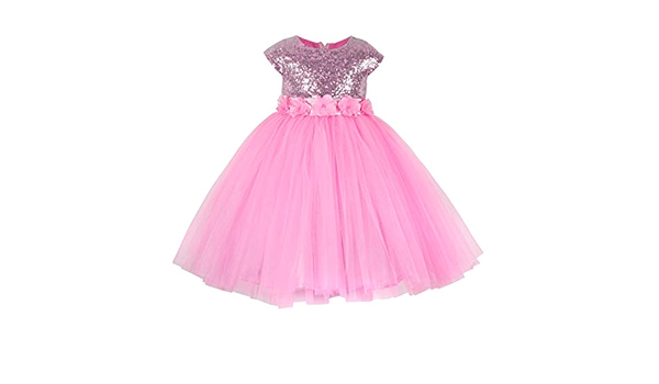 pink colour frock