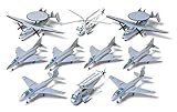 Maßstab 1:350 TAMIYA 300078009 - 1:350 US Marine Flugzeugset II, 10 Stück