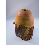 Holzvase aus gedrechseltem Apfel, Apfelbaum, UNIKAT Holz