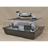 Nagerkäfig Alex Tuba,Vollplastik,Teddy Lux,Hamster,Maus,Nager,Käfig,Mäusekäfig incl. Röhrensystem in schwarz