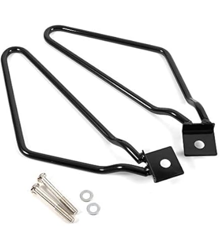 Gummi-Satteltaschenhalter Set Für Harley Electra Glide & Road King - Schwarz, 4-teilig