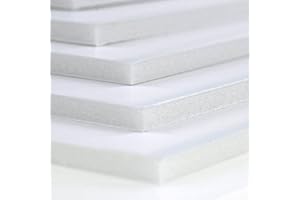 PROTECTAFILE A2 Foam Board - Antique White (5 Sheets)- Foam Core Polystyrene Poster - for Presentation Projects Crafts, Mounting, Arts, Crafts