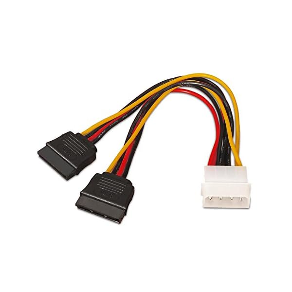 NANOCABLE 10.19.0102 - Cable SATA alimentación MOLEX a 2 SATA, 4pin/M-2xSATA/H, Macho-Hembra, 30cm - Image 5
