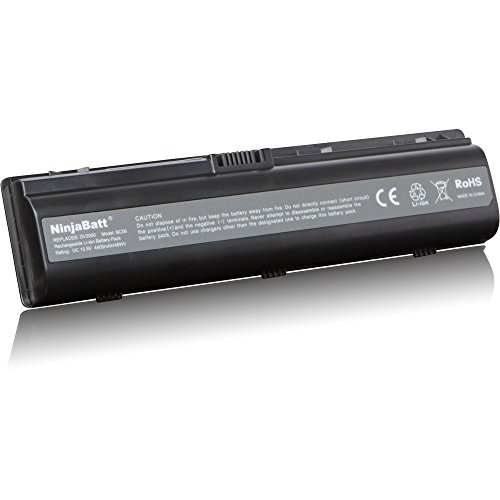NinjaBatt® New Laptop-Akku für Hp HSTNN-LB42 HSTNN-DB42 446506-001 HSTNN-C17C HSTNN-Q21C 441425-001 HSTNN-DB32 HSTNN-OB42 HSTNN-DB31 HSTNN-DB46 HSTNN-IB42 – High Performance [6 Zellen/4400mAh/48wh] - 2