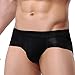 Produktbild Queta Herren Fashion Unterwäsche U-förmigen Antibakteriell Modal Slip Herren Unterwäsche Schwarz Schwarz M