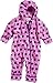 Playshoes Unisex Baby All-in-One Fleeceoverall Dots Overall, Purple (Light Lilac), 3-6 Months (Manufacturer Size:68 cm)