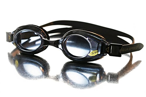 AQUA-SPEED® LUMINA Schwimmbrille mit Sehstärke / Dioptrien: linkes & rechtes Glas individuell nach Ihren Wünschen wählbar + UP® Schlüsselband - 4