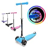 Hochwertige, flüsterleise PU Räder mit ABEC 7 Kugellagern und LED Beleuchtung (über Dynamo - keine Batteriewechsel nötig!)