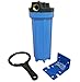 Produktbild 25,4 cm Standard Filter Blau Gehäuse mit 3/10,2 cm Häfen und Druckminderer