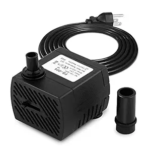 FREESEA 95GPH 4W Ultra Quiet Mini Submersible Pump for Aquariums, Fish Tank, Pond, Fountain Water Pump