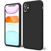 Apple iPhone 11 Kılıf 6.1 ile Uyumlu, Uruchi İnce Sıvı Silikon 3 Katmanlı, Kamera Koruyuculu, Tam Kaplamalı Yumuşak Jel Kau&ccedil;u
