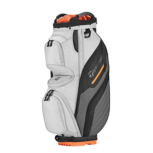Preisvergleich Produktbild TaylorMade TM18 Supreme Cartbag, Grau / Orange