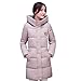 Produktbild Damen Winterjacke Wintermantel kurz Ronamick Daunenjacken Mäntel Jacken Outwear Dicker Solide Slim Down Baumwolle Warm(XXL, Rosa)