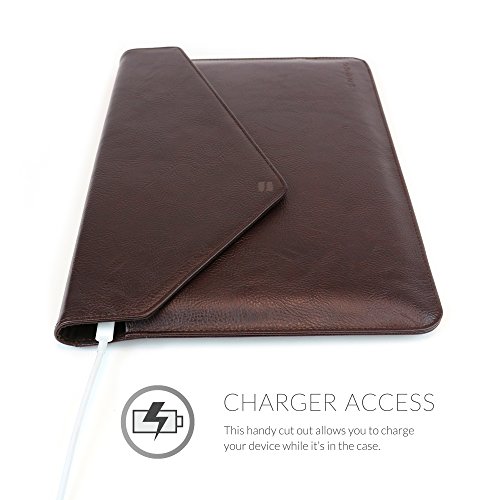 Macbook Pro Touch 13   2016  2017  Sleeve  Kastanienbraun    Snugg - H  lle mit lebenslanger Garantie f  r Macbook Pro Touch 13   2016  2017  13  Touc