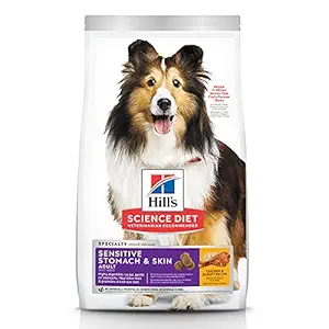 Hill's Science Diet Adult Sensitive Stomach & Skin, Chicken Meal & Barley Recipe Dry Dog Food, 1.8 kg