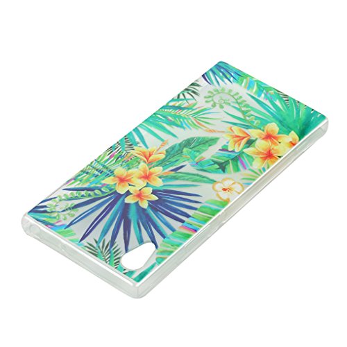 Yidaxing Funda Sony Xperia XA1  Carcasa de Silicona Transparente Funda TPU Gel Carcasa Ultra Delgado Suave Funda Protectora Ligera Carcasa Blanda Flexible Caja Anti Rasgu  os Anti Choque con dise  o   nico -Selva