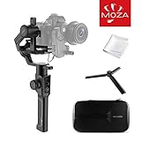 Air 2 Gimbal x 1; 18650 batería x 4; cargador inteligente x 1; Manfrotto 501PL placa de liberación x 1; MOZA placa de liberación rápida x 1; 1/4 tornillo de cámara x 2; soporte de lente x 1; soporte de lente x 1; cable USB tipo C x 1; cable de control Canon x 1; cable de control Sony x 1; cable de control Panasonic x 1; trípode x 1; manual de usuario multi-idioma x 1; tarjeta de advertencia x 1; EVA tapa;