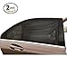 Produktbild MOMONY Auto Seitenfenster Sonnenschutz Universal Sonnenblende bietet maximalen UV-Schutz für Baby und Haustiere usw, schützt Ihre Kinder vor Sonnenbrand, 2 Stück, Schwarz