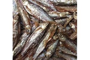 SAHAWA® _ Poissons séchés pour tortues d'eau, poissons, rongeurs, chiens (1000 ml).