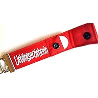 Lieblingserzieherin - Schlüsselanhänger mit Einkaufschip, Geschenk für Erzieherin, Schlüsselband Schule, Kita, mit Chip