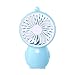 Produktbild OPIB Mini-Handheld Fan Personal Portable Desk Stroller Table Fan mit USB-wiederaufladbaren Batterie betrieben Kühlung Elektro-Fan und 2 Einstellungen,Blue